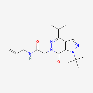 N-allyl-2-(1-(tert-butyl)-4-isopropyl-7-oxo-1H-pyrazolo[3,4-d]pyridazin-6(7H)-yl)acetamide
