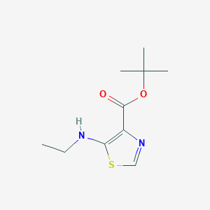 Tert-butyl 5-(ethylamino)-1,3-thiazole-4-carboxylate