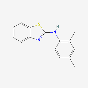 molecular formula C15H14N2S B2427918 N-(2,4-dimethylphenyl)-1,3-benzothiazol-2-amine CAS No. 216502-42-0