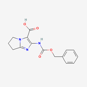 2-(Phenylmethoxycarbonylamino)-6,7-dihydro-5H-pyrrolo[1,2-a]imidazole-3-carboxylic acid
