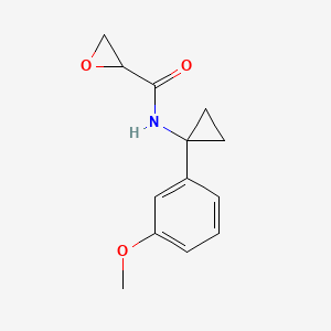 N-[1-(3-Methoxyphenyl)cyclopropyl]oxirane-2-carboxamide