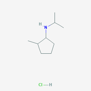 2-Methyl-N-propan-2-ylcyclopentan-1-amine;hydrochloride