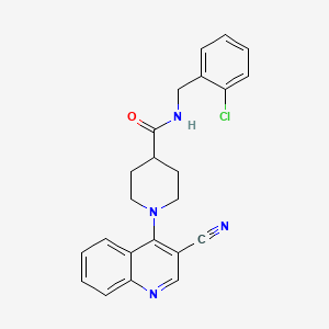 4'-[(benzylamino)sulfonyl]-N-(2-chlorobenzyl)biphenyl-3-carboxamide