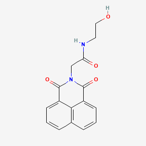 2-(1,3-dioxo-1H-benzo[de]isoquinolin-2(3H)-yl)-N-(2-hydroxyethyl)acetamide