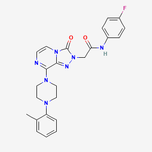 7-(4-chlorophenyl)-2-(2,4-difluorophenyl)imidazo[1,2-a]pyrazin-8(7H)-one