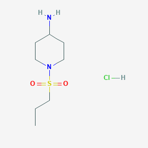 1-(Propane-1-sulfonyl)piperidin-4-amine hydrochloride