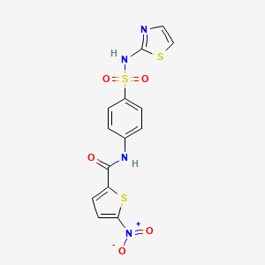 5-nitro-N-(4-(N-(thiazol-2-yl)sulfamoyl)phenyl)thiophene-2-carboxamide