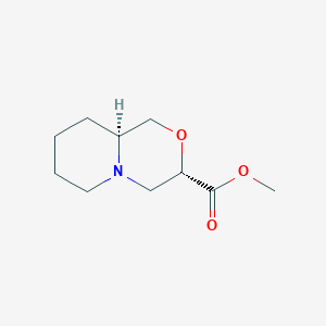 molecular formula C10H17NO3 B2428053 Methyl (3S,9aS)-1,3,4,6,7,8,9,9a-octahydropyrido[2,1-c][1,4]oxazine-3-carboxylate CAS No. 2503155-51-7