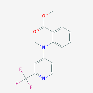 Methyl 2-{methyl[2-(trifluoromethyl)-4-pyridinyl]amino}benzenecarboxylate