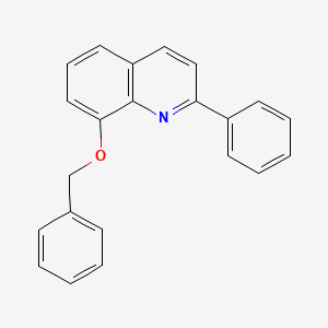 molecular formula C22H17NO B2428077 8-(Benzyloxy)-2-phenylquinoline CAS No. 687637-87-2