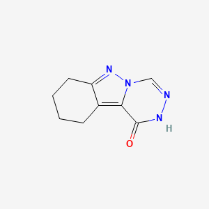 molecular formula C9H10N4O B2428092 7,8,9,10-tetrahydro[1,2,4]triazino[4,5-b]indazol-1(2H)-one CAS No. 1239771-06-2