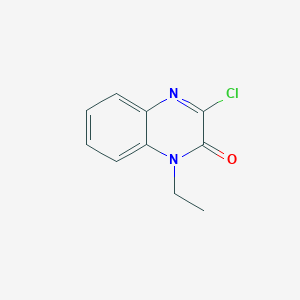 molecular formula C10H9ClN2O B2428131 3-Chloro-1-ethyl-1,2-dihydroquinoxalin-2-one CAS No. 869199-17-7