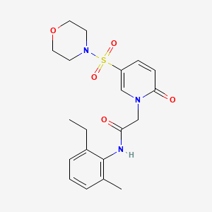 N-(2-ethyl-6-methylphenyl)-2-[5-(morpholin-4-ylsulfonyl)-2-oxopyridin-1(2H)-yl]acetamide