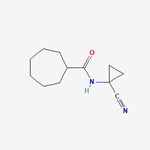 N-(1-cyanocyclopropyl)cycloheptanecarboxamide