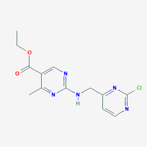 Ethyl 2-[(2-chloropyrimidin-4-yl)methylamino]-4-methylpyrimidine-5-carboxylate