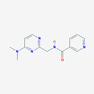 N-((4-(dimethylamino)pyrimidin-2-yl)methyl)nicotinamide
