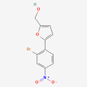 [5-(2-Bromo-4-nitrophenyl)furan-2-yl]methanol
