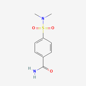 molecular formula C9H12N2O3S B2428241 4-(Dimethylsulfamoyl)benzamide CAS No. 210918-06-2
