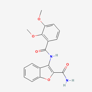 3-(2,3-Dimethoxybenzamido)benzofuran-2-carboxamide
