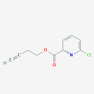 molecular formula C10H8ClNO2 B2428315 But-3-yn-1-yl 6-chloropyridine-2-carboxylate CAS No. 1444112-64-4