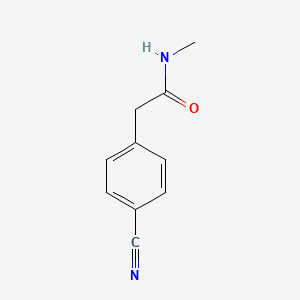 molecular formula C10H10N2O B2428335 2-(4-cyanophenyl)-N-methylacetamide CAS No. 79149-59-0