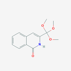 molecular formula C13H15NO4 B2428346 3-(Trimethoxymethyl)-1,2-dihydroisoquinolin-1-one CAS No. 847783-41-9