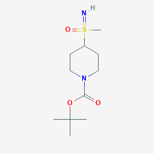molecular formula C11H22N2O3S B2428386 Tert-butyl 4-[imino(methyl)oxo-lambda6-sulfanyl]piperidine-1-carboxylate CAS No. 1934513-55-9