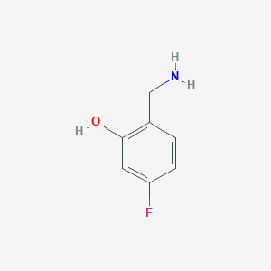 B2428389 2-(Aminomethyl)-5-fluorophenol CAS No. 1803588-61-5; 870669-90-2