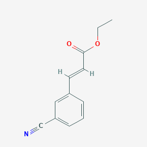 molecular formula C12H11NO2 B2428417 Ethyl (2E)-3-(3-cyanophenyl)-2-propenoate CAS No. 125873-00-9