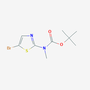molecular formula C9H13BrN2O2S B2428515 tert-Butyl (5-bromothiazol-2-yl)(methyl)carbamate CAS No. 1314095-64-1