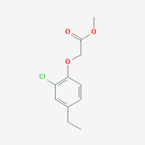 molecular formula C11H13ClO3 B2428617 Methyl (2-chloro-4-ethylphenoxy)acetate CAS No. 2113558-73-7