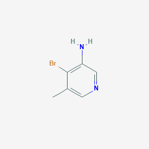 molecular formula C6H7BrN2 B2428648 4-Bromo-5-methylpyridin-3-amine CAS No. 1806996-46-2