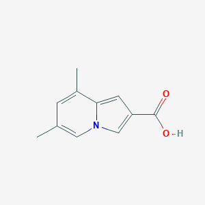 molecular formula C11H11NO2 B2428674 6,8-Dimethylindolizine-2-carboxylic acid CAS No. 1206972-95-3