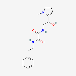 N1-(2-hydroxy-2-(1-methyl-1H-pyrrol-2-yl)ethyl)-N2-phenethyloxalamide