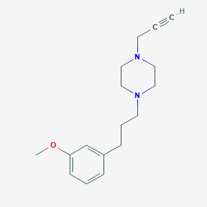 1-[3-(3-Methoxyphenyl)propyl]-4-(prop-2-yn-1-yl)piperazine