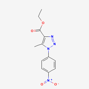 ethyl 5-methyl-1-(4-nitrophenyl)-1H-1,2,3-triazole-4-carboxylate