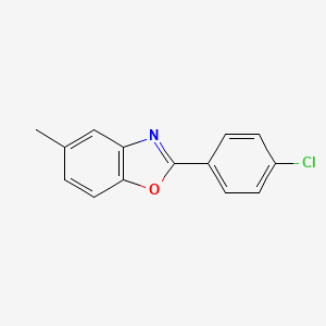 2-(4-Chlorophenyl)-5-methyl-1,3-benzoxazole