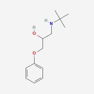 molecular formula C13H21NO2 B2428742 1-(Tert-butylamino)-3-phenoxypropan-2-ol CAS No. 64980-40-1
