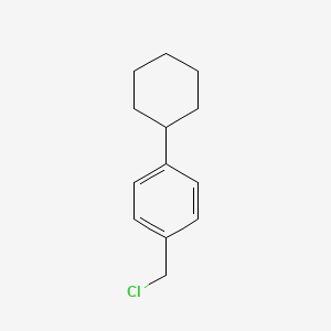 molecular formula C13H17Cl B2428762 1-(Chloromethyl)-4-cyclohexylbenzene CAS No. 4463-31-4
