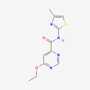6-ethoxy-N-(4-methylthiazol-2-yl)pyrimidine-4-carboxamide