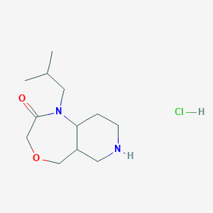 1-(2-Methylpropyl)-decahydropyrido[4,3-e][1,4]oxazepin-2-one hydrochloride