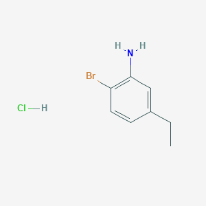 molecular formula C8H11BrClN B2428818 2-Bromo-5-ethylaniline hydrochloride CAS No. 2089257-59-8