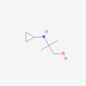 molecular formula C7H15NO B2428840 2-(Cyclopropylamino)-2-methylpropan-1-ol CAS No. 1179876-14-2