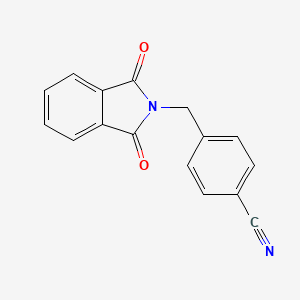 molecular formula C16H10N2O2 B2428863 4-[(1,3-Dioxoisoindol-2-yl)methyl]benzonitrile CAS No. 15996-74-4