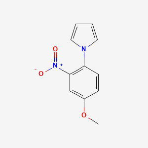 molecular formula C11H10N2O3 B2428868 1-(4-methoxy-2-nitrophenyl)-1H-pyrrole CAS No. 59194-25-1