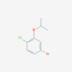 molecular formula C9H10BrClO B2428875 4-Bromo-1-chloro-2-isopropoxybenzene CAS No. 637022-52-7