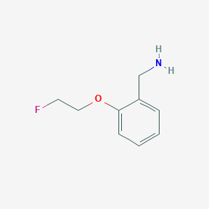 (2-(2-Fluoroethoxy)phenyl)methanamine