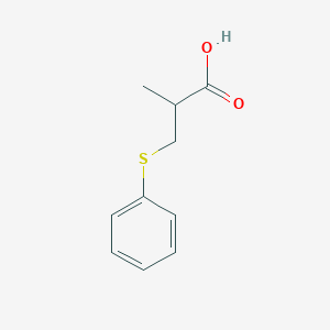 2-Methyl-3-(phenylsulfanyl)propanoic acid