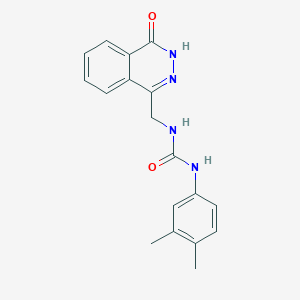 1-(3,4-dimethylphenyl)-3-[(4-oxo-3H-phthalazin-1-yl)methyl]urea