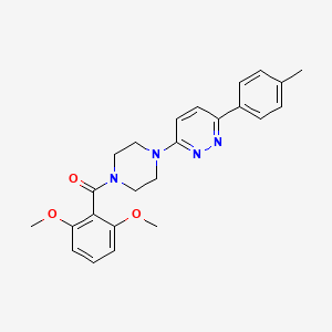 (2,6-Dimethoxyphenyl)(4-(6-(p-tolyl)pyridazin-3-yl)piperazin-1-yl)methanone